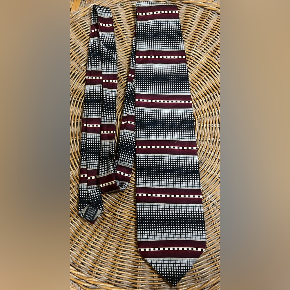 Di Massio  💯 silk Neck Tie Vintage  80s